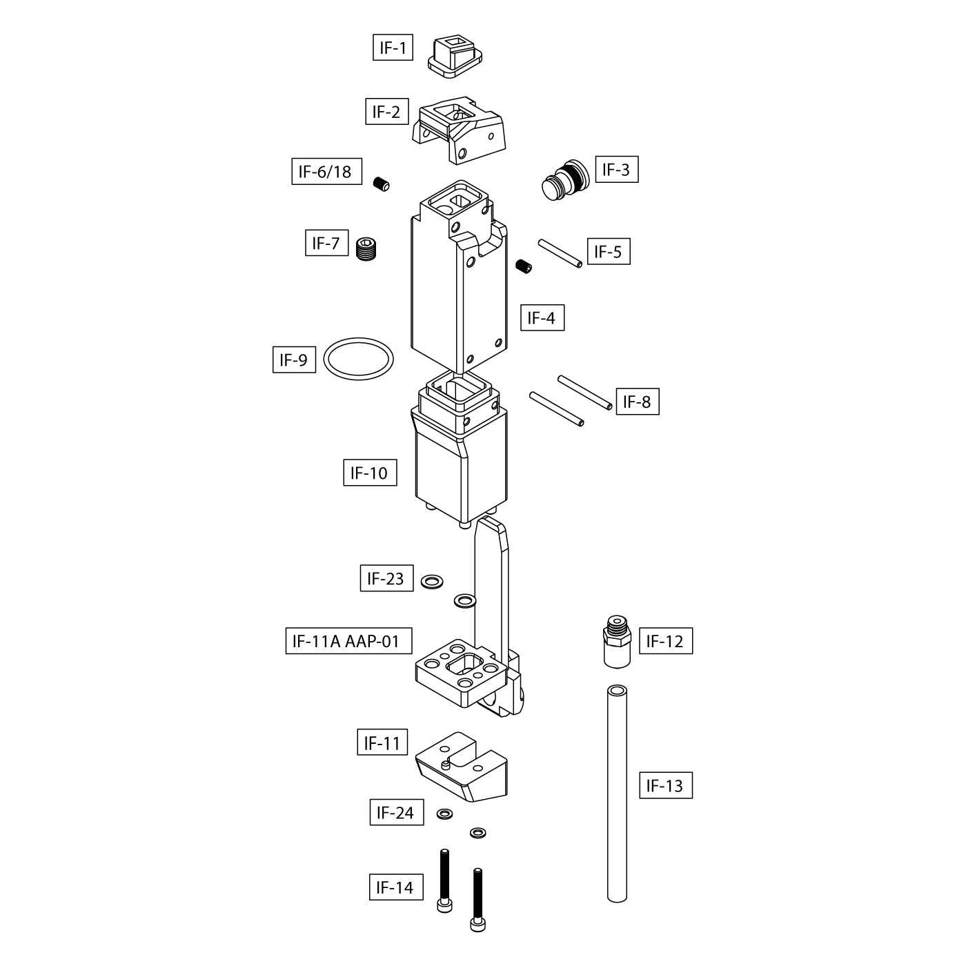 Kit de conversion Infinite V2.0 AAP-01 version sans perçage - pièces détachées